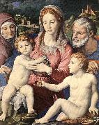 Agnolo Bronzino Holy Family oil painting artist